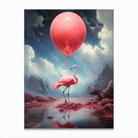 Pink Flamingo Canvas Print