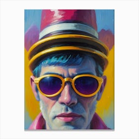 Man In A Hat 1 Canvas Print