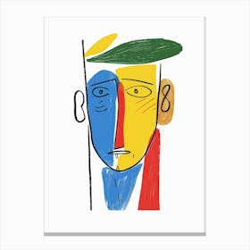 Portrait Of A Man 54 Canvas Print