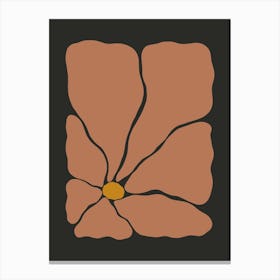 Autumn Flower 03 - Caramel Apple Canvas Print