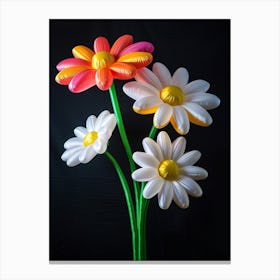 Bright Inflatable Flowers Oxeye Daisy 2 Canvas Print