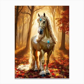 Golden Horse Canvas Print