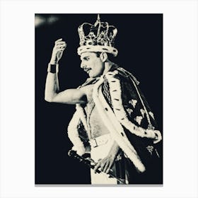 Freddie Mercury Music Canvas Print