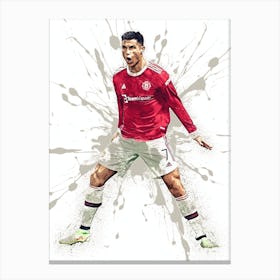 Cristiano Ronaldo Manchester United Canvas Print