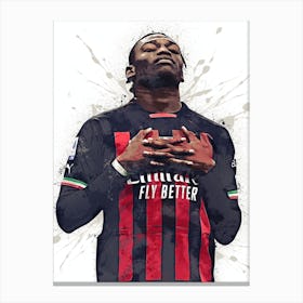 Rafael Leao Ac Milan Canvas Print