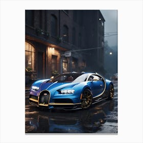 Bugatti Chiron 3 Canvas Print