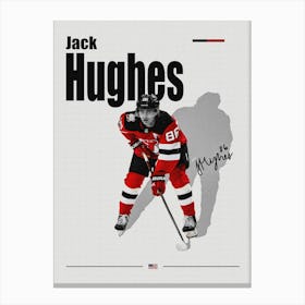 Jack Hughes 1 Canvas Print