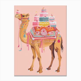 Camel With Cake 2 Canvas Print