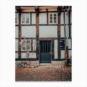 Old German Half Timbered Houses 08 Canvas Print