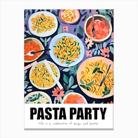 Pasta Party, Matisse Inspired 01 Canvas Print