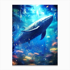 Underwater Whale Canvas Print