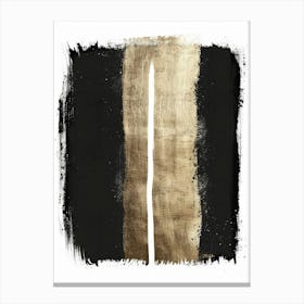 Gold And Black 85 Canvas Print