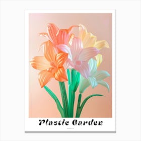 Dreamy Inflatable Flowers Poster Amaryllis 6 Canvas Print