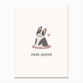 Pawsome Canvas Print