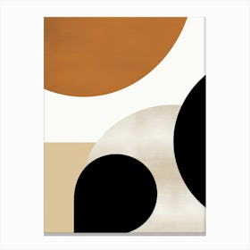 Mid Century Modulations; Geometric Harmony Canvas Print