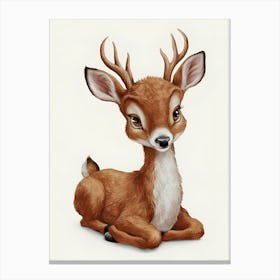 Cute Deer 1 Canvas Print