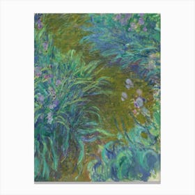 Irises, Claude Monet Canvas Print