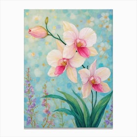 Orchids In Bloom Canvas Print