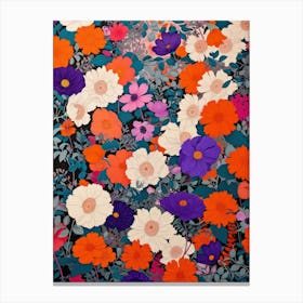 Great Japan Hokusai Japanese Flowers 8 Canvas Print