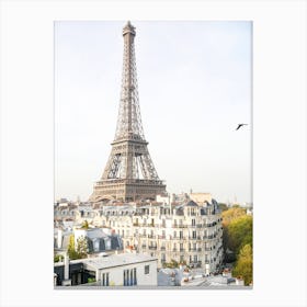 Eiffel Tower Dusk Canvas Print