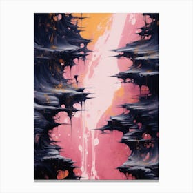 'Sunrise' Abstract Art Canvas Print