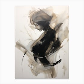 'The Woman In Black' Canvas Print