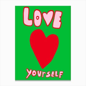 Love Yourself 9 Canvas Print