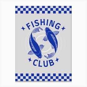 Fishing Club Canvas Print