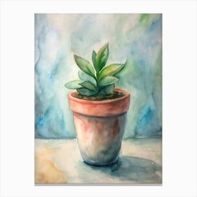 Potted Plant Canvas Print