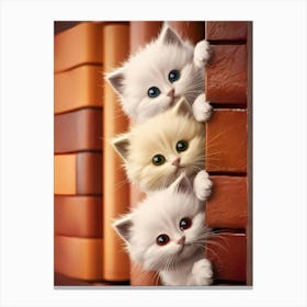 Cute Kittens 1 Canvas Print