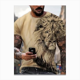 Lion th Canvas Print