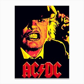 Ac/Dc Poster Canvas Print