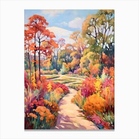 Autumn Gardens Painting Norfolk Botanical Garden 4 Canvas Print