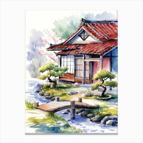 Japanese House Canvas Print