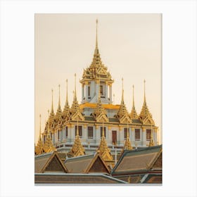 Golden Temple In Bangkok Canvas Print