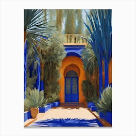 morocco jardin majorelle Canvas Print