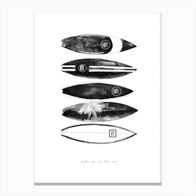 Fashion Surfboards Canvas Print