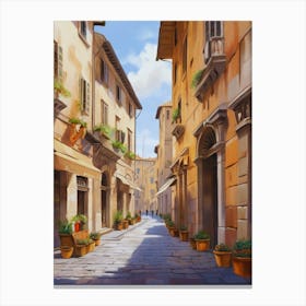 Street In Italy 3 Canvas Print