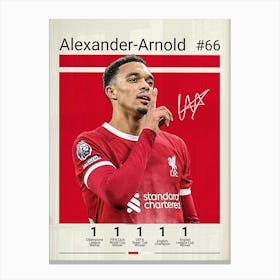 Trent Alexander Arnold 1 Canvas Print