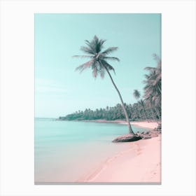 Koh Kood Beach Thailand Turquoise And Pink Tones 3 Canvas Print