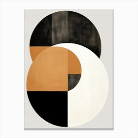 Reverie Of Noir Geometry Canvas Print