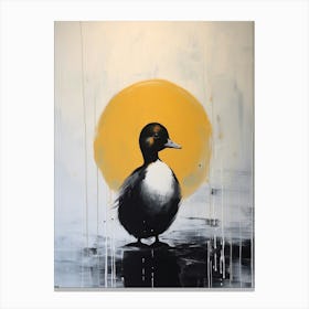 Miniamlist Duckling In The Sun Canvas Print