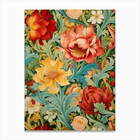 Floral Wallpaper 365 Canvas Print