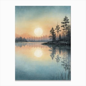 Sunset Ii Canvas Print Stampe su tela