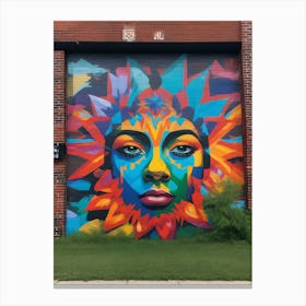 Face Of The Sun Canvas Print