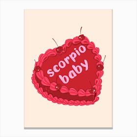 Scorpio Baby Canvas Print