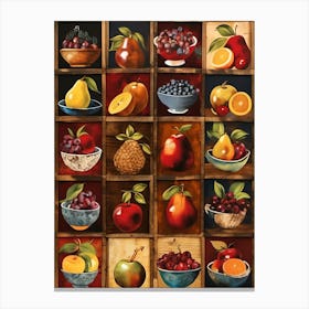 Fruit Bowls Canvas Print