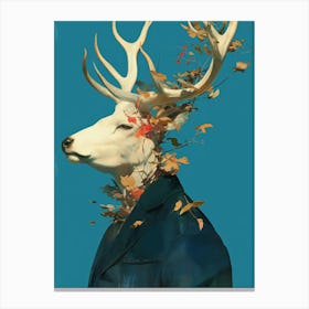 Deer Head Canvas Print