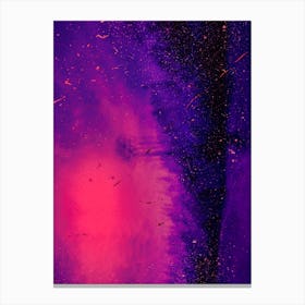 Purple And Pink Galaxy Canvas Print