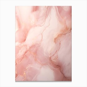 Pink Marble 2 Canvas Print